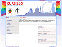 Tablet Screenshot of londoncursillo.org.uk